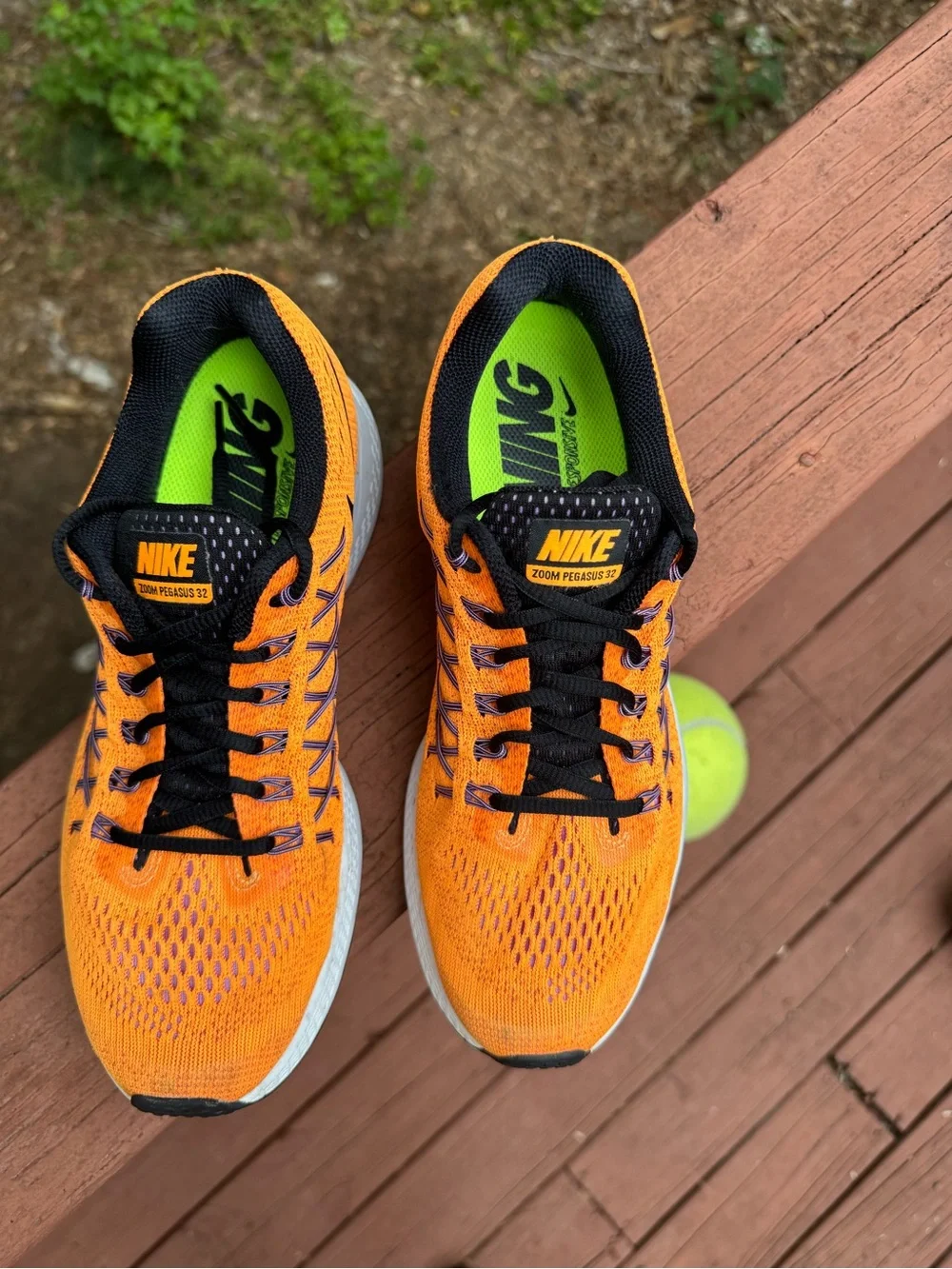 Nike Air Zoom Pegasus 32 Women’s 9 Bright Citrus Orange Running Shoes 749344-805